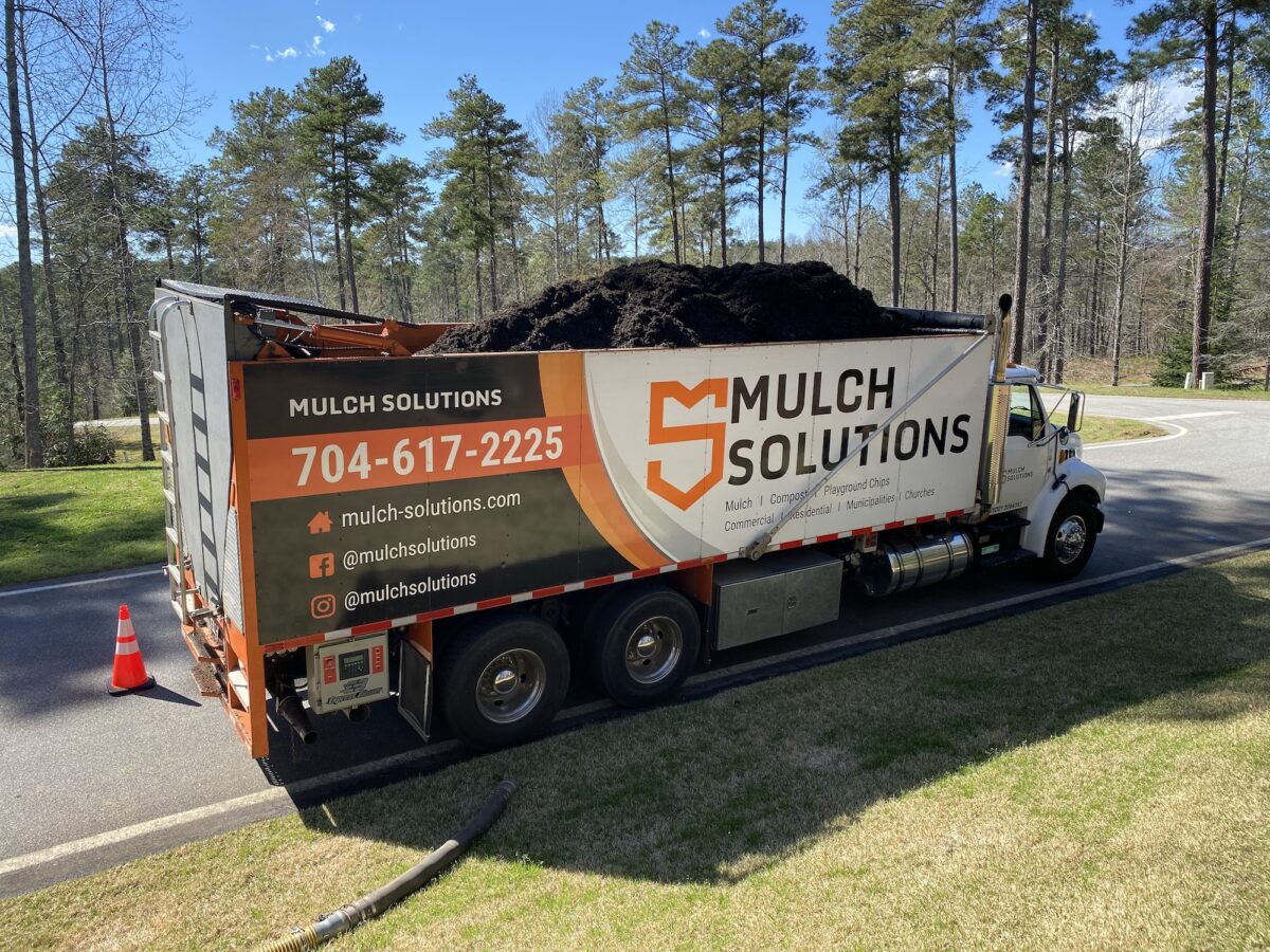 Mulch Pineville NC Mulch Blowing Company Pineville NC