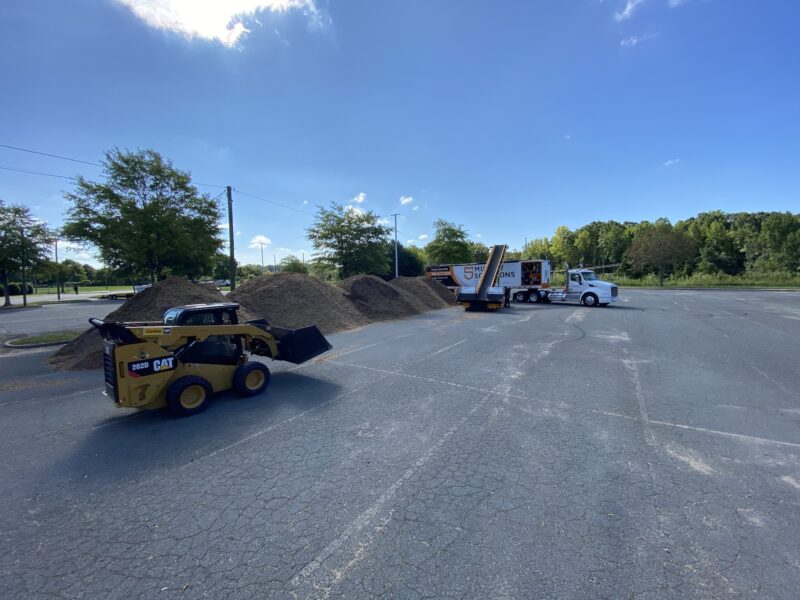 Mulch Monroe NC Mulch Blowing Monroe NC